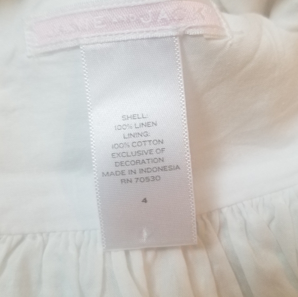 NWOT Janie and Jack Linen shirt size 4 - Picture 5 of 5